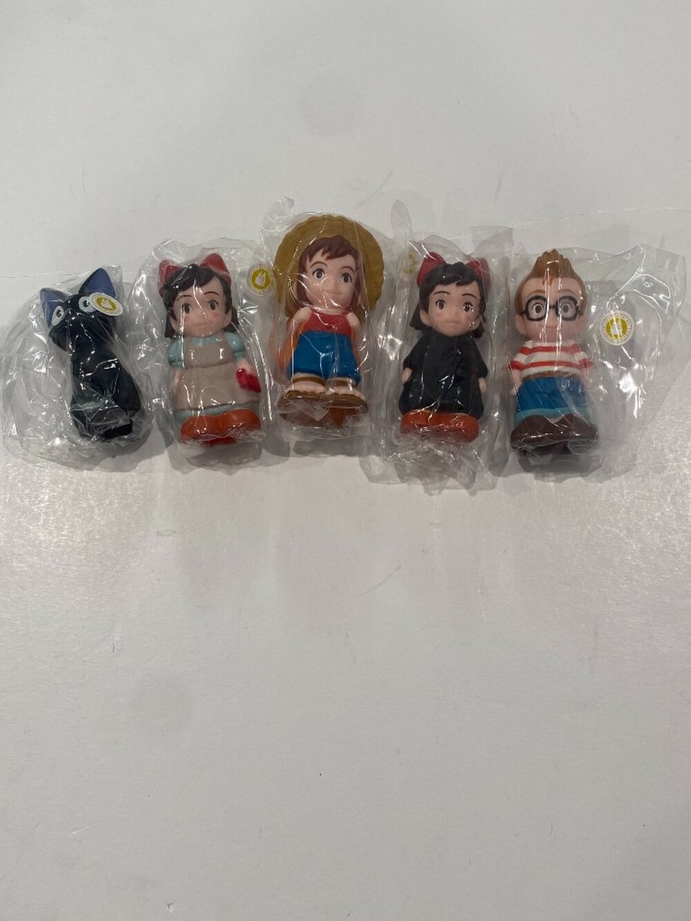Ghibli Kiki's Delivery Service NWT, set of 5 figures: Kiki Jiji Tombo Ursula .